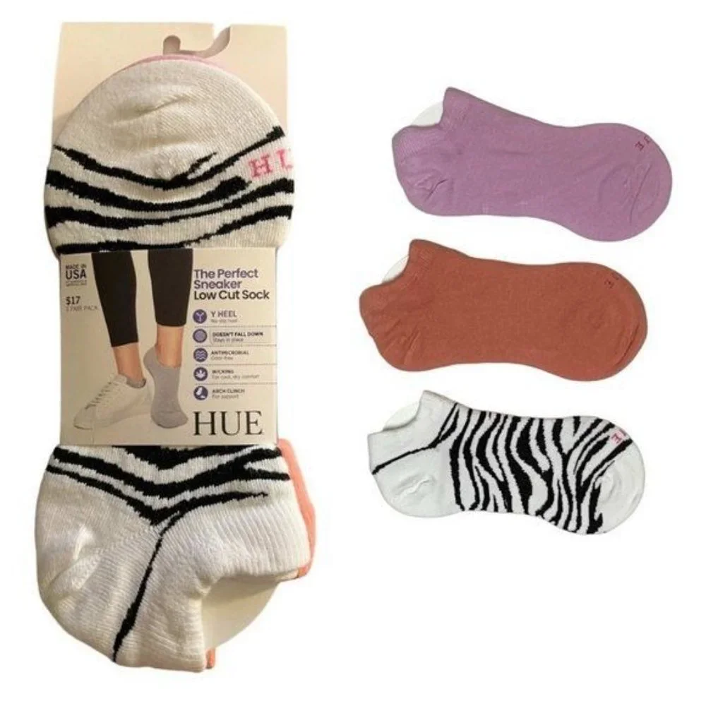 HUE 6-Pk. The Perfect Sneaker Low-Cut Socks
